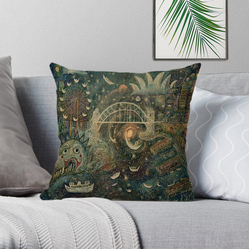 Sydney Coastal Charm Cushion Cover – Unique Art for Home Decor - Lost Manly Shop