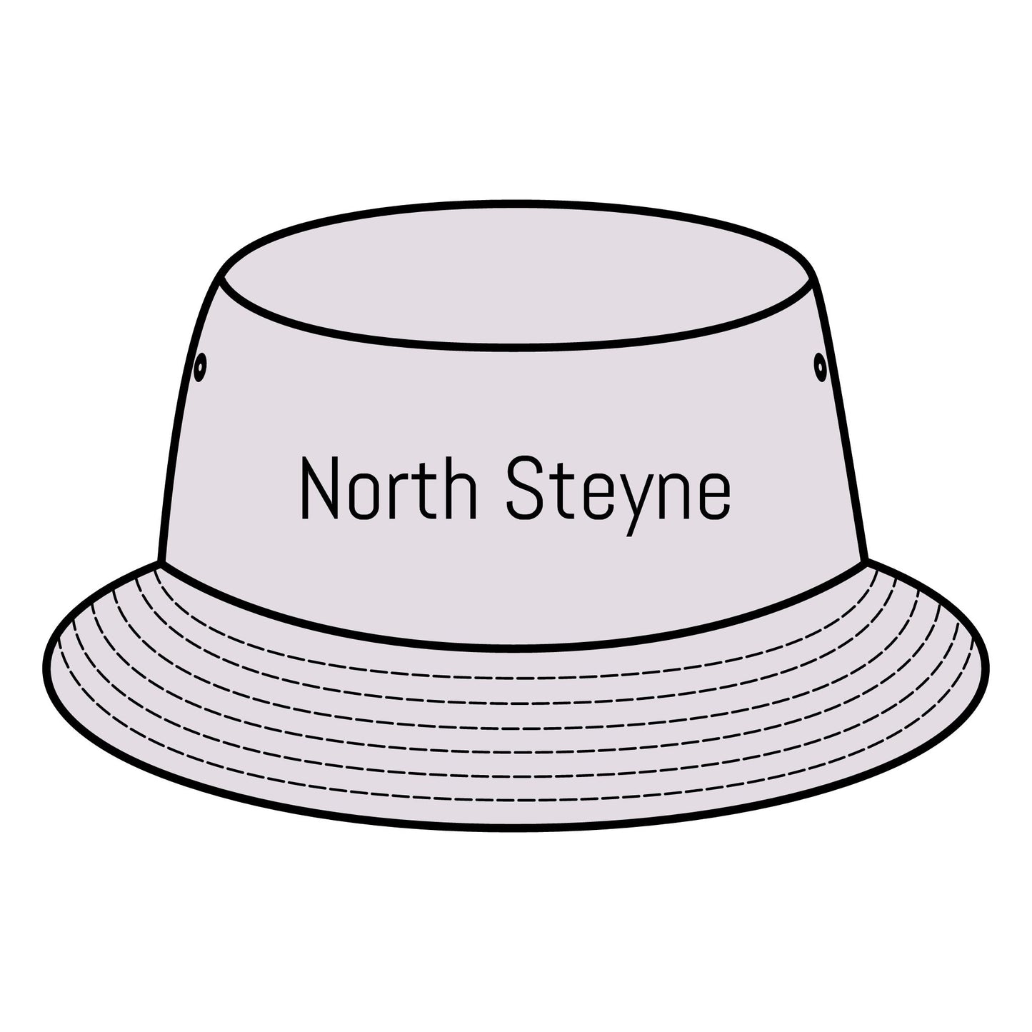 NORTH STEYNE Bucket Hat with Custom Northern Beaches Logo Design