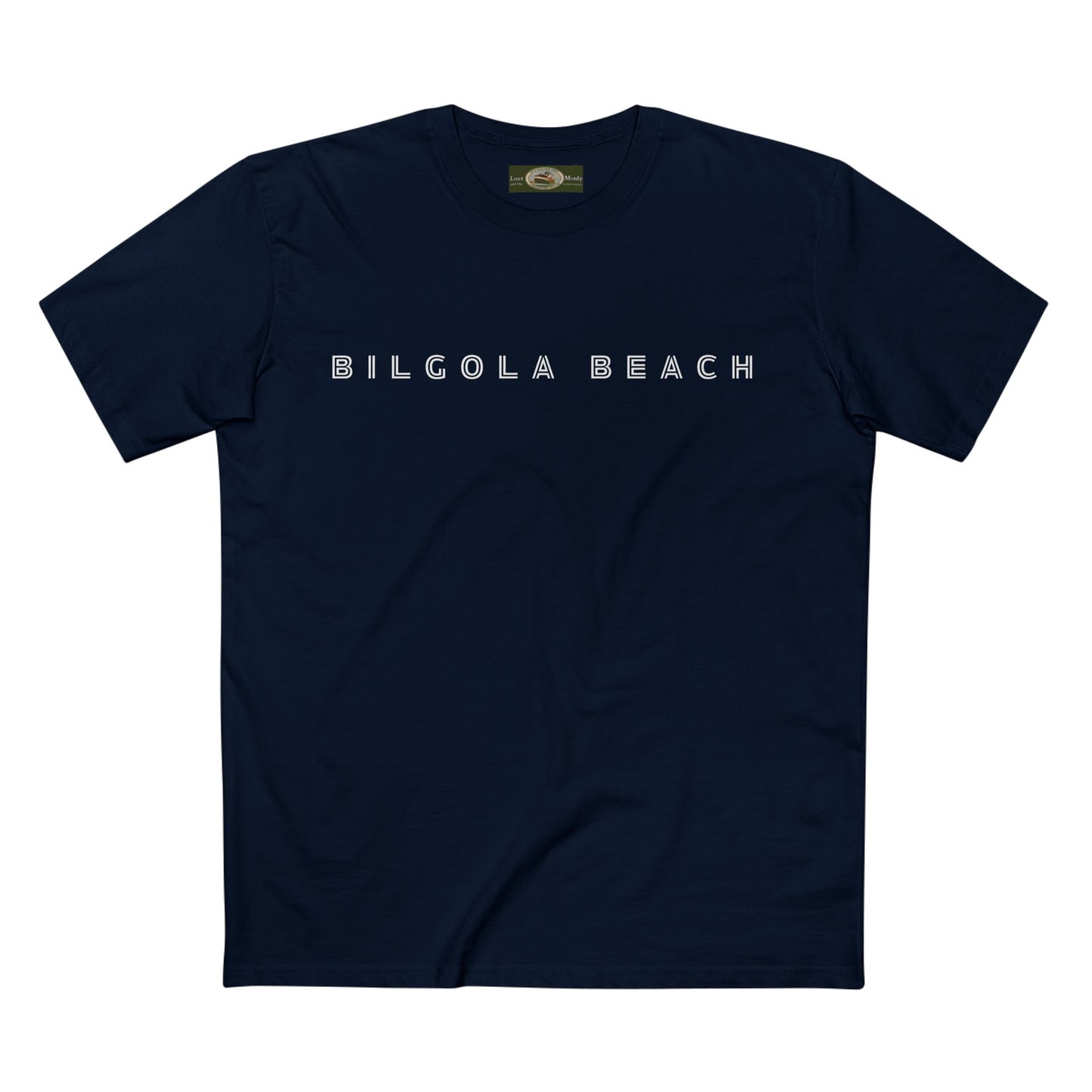 Bilgola Beach logo on Adult Staple Cotton T-Shirt