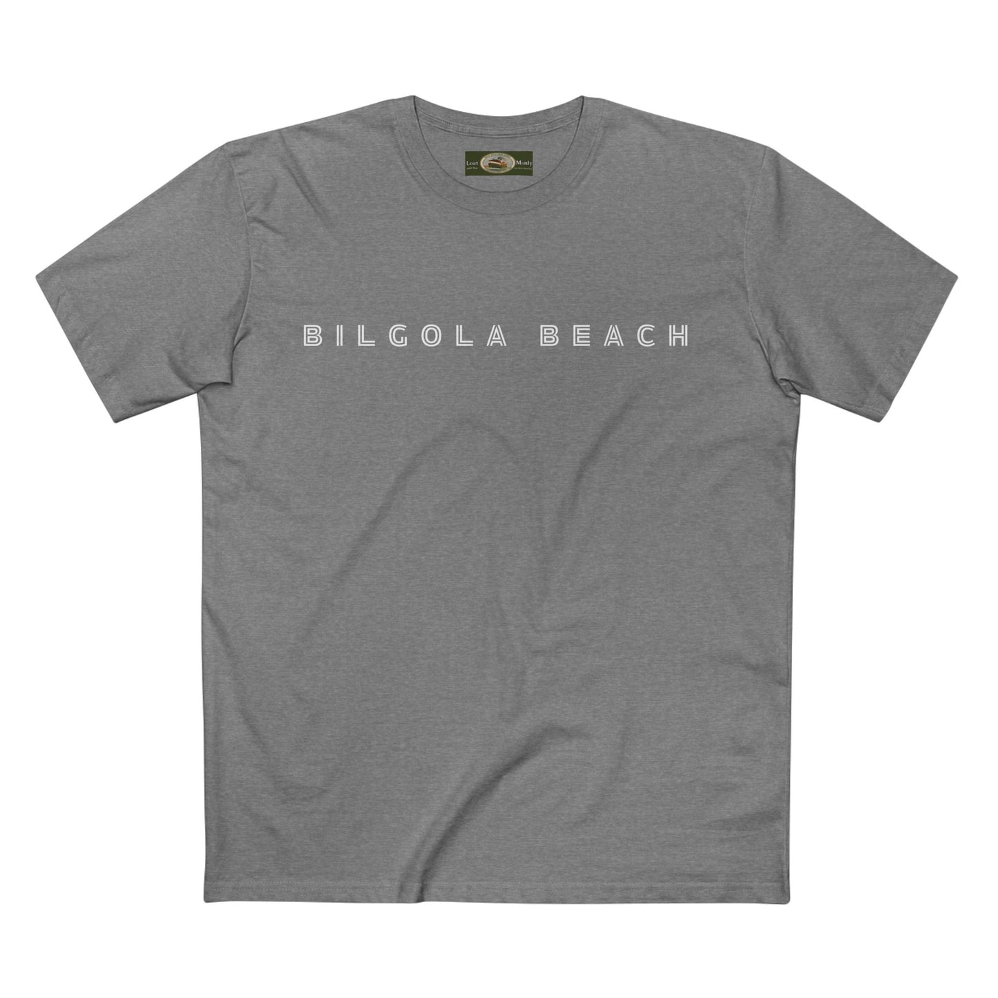 Bilgola Beach logo on Adult Staple Cotton T-Shirt