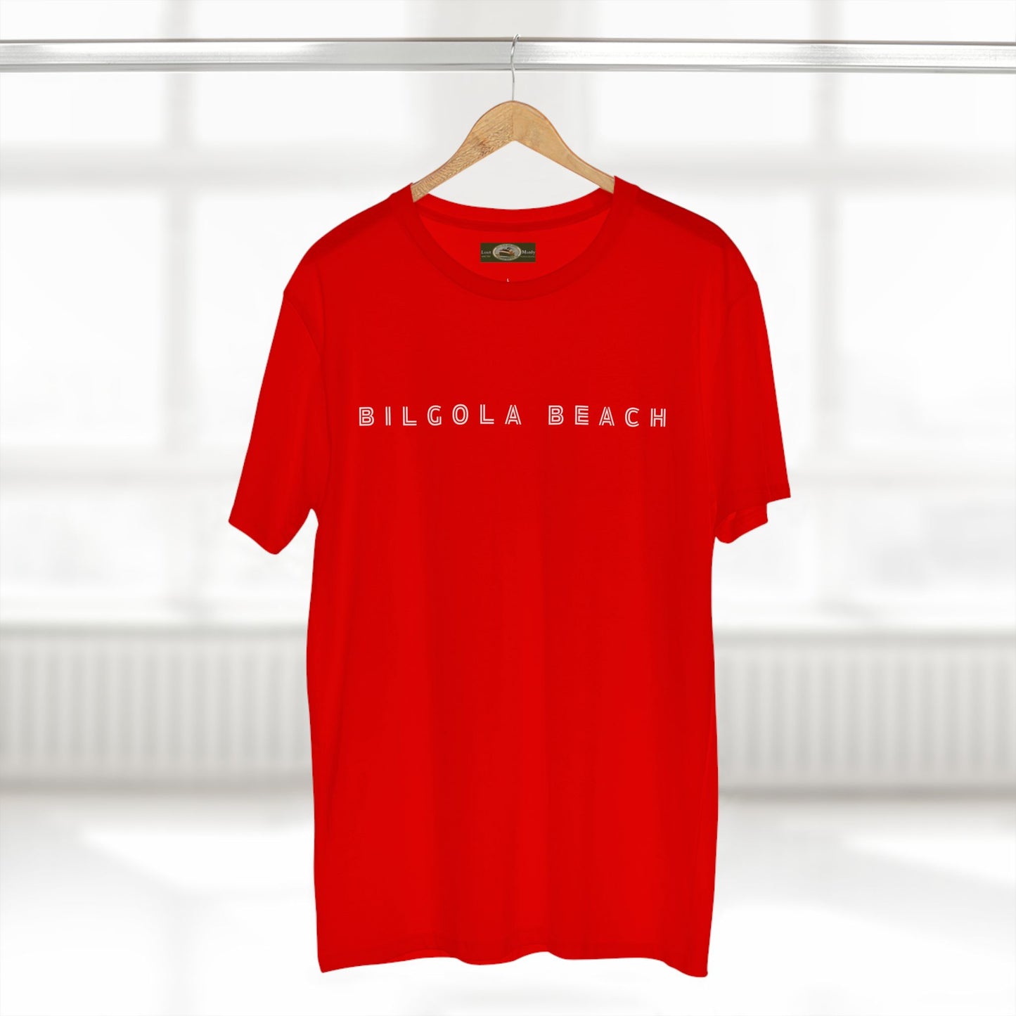 Bilgola Beach logo on Adult Staple Cotton T-Shirt