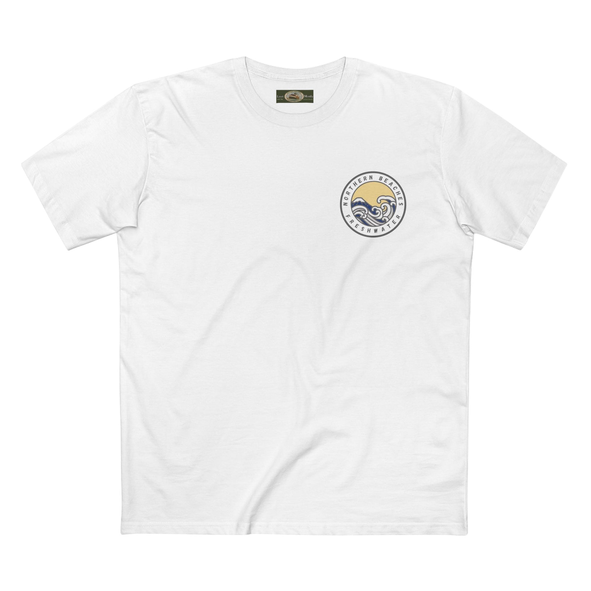 AS Colour Staple T-Shirt Northern Beaches Freshwater Custom Logo - Lost Manly Shop