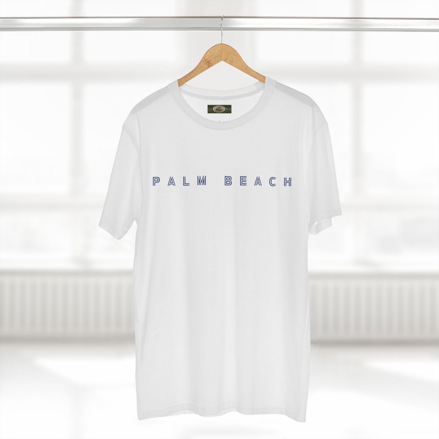 Palm Beach logo on Adult Staple Cotton T-Shirt