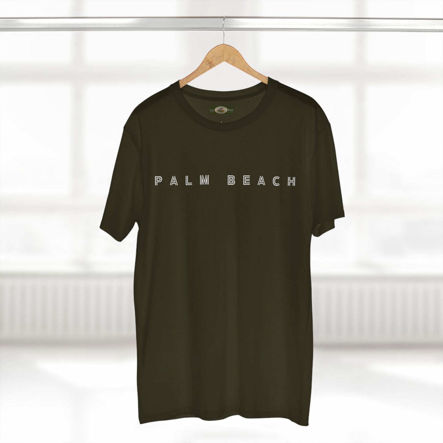 Palm Beach logo on Adult Staple Cotton T-Shirt