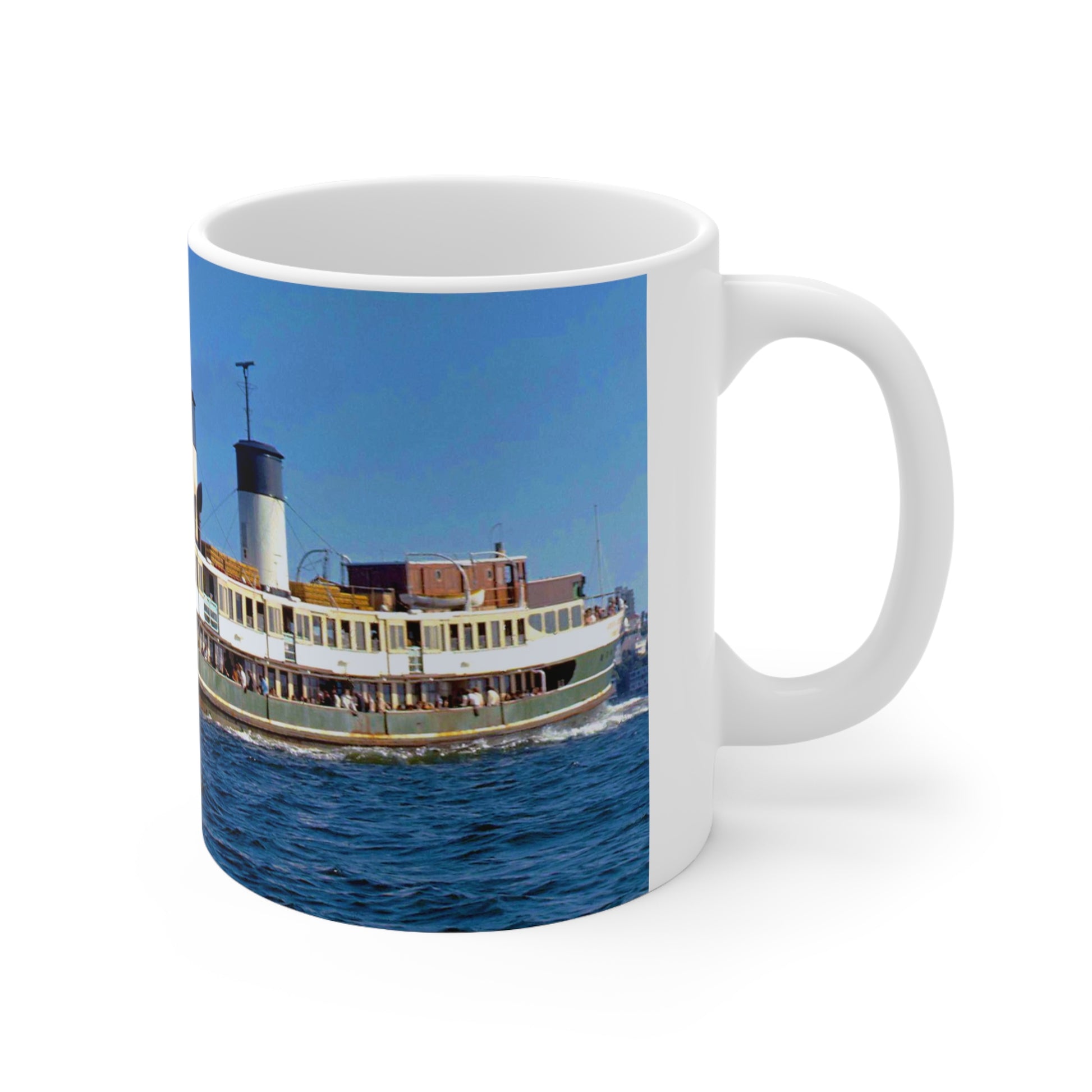 Coffee Mug - South Steyne Crossing the Heads - Lost Manly Shop