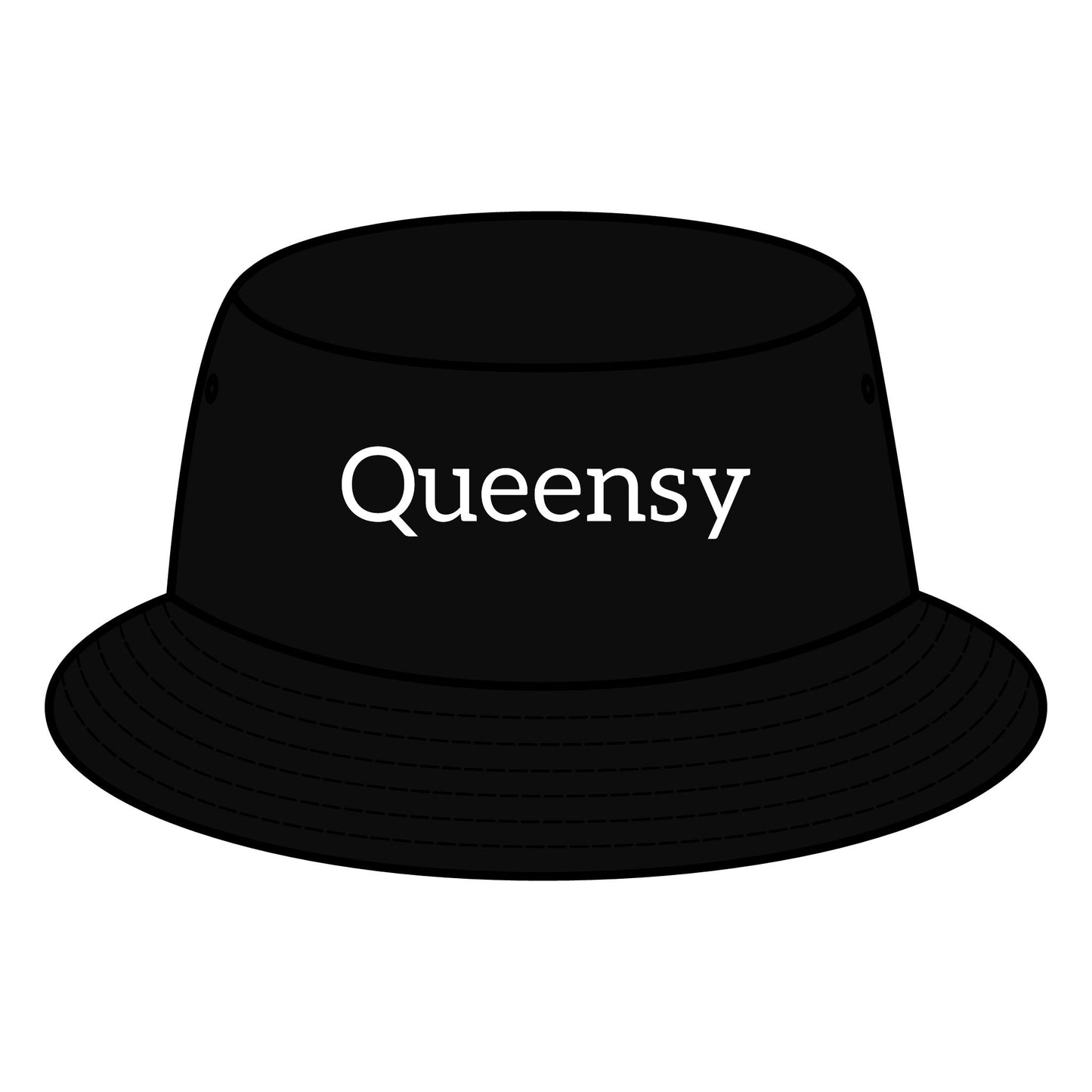 Queensy Bucket Hat with Custom Printed Logo