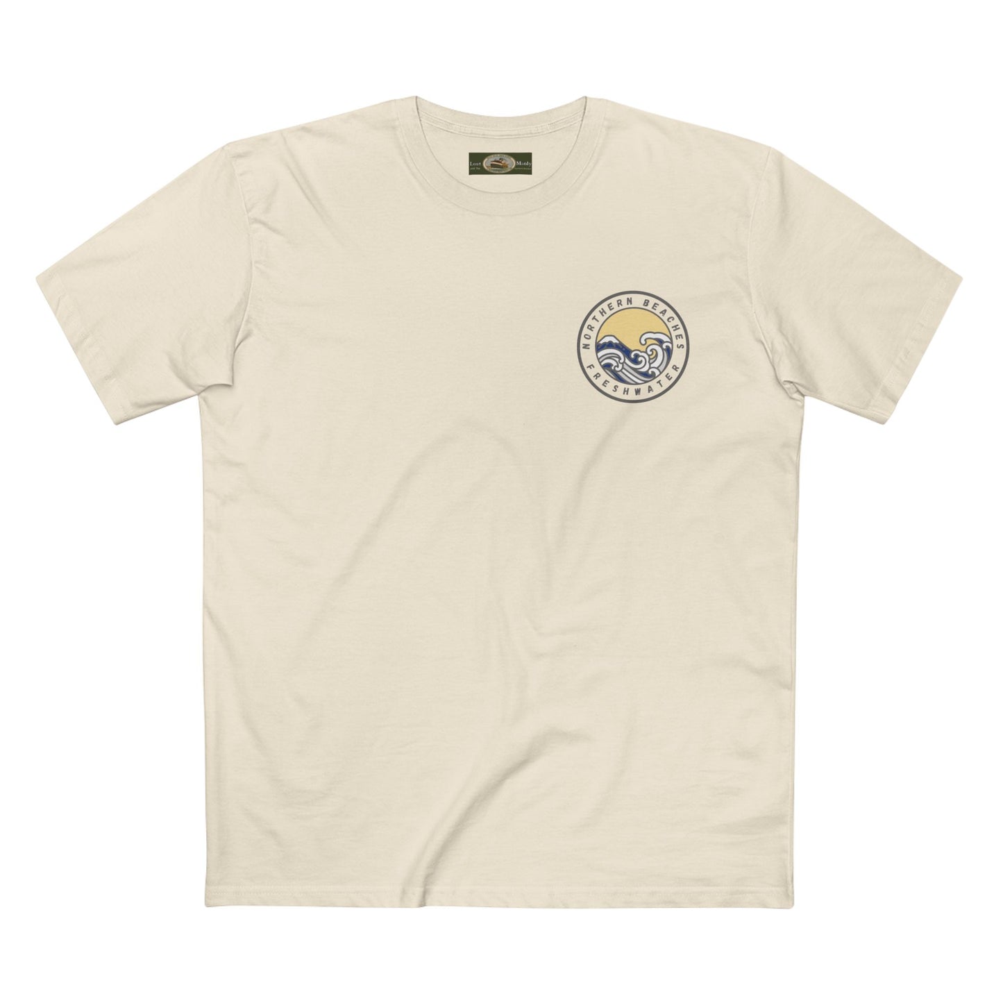 AS Colour Staple T-Shirt Northern Beaches Freshwater Custom Logo - Lost Manly Shop