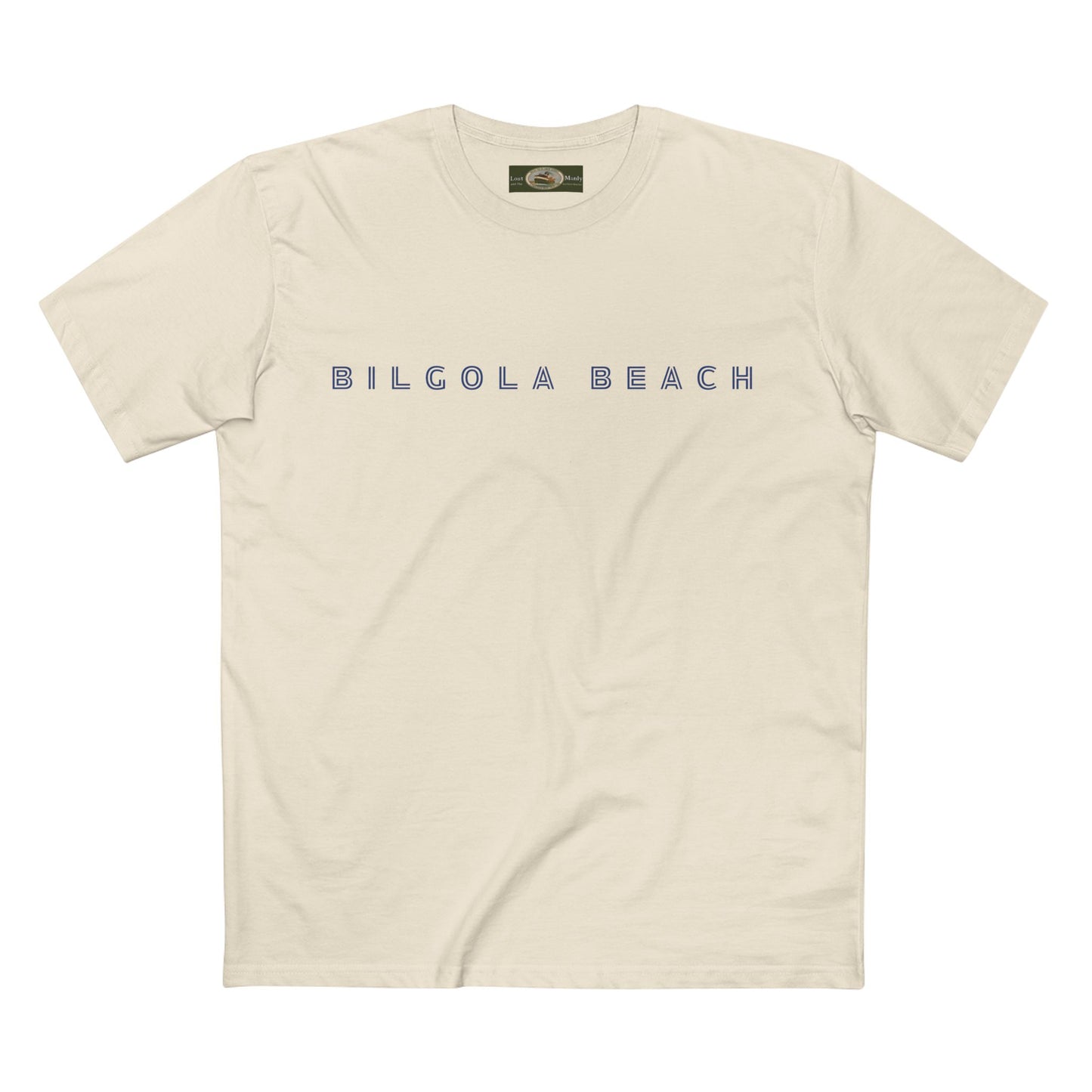 Bilgola Beach logo on Adult Staple Cotton T-Shirt