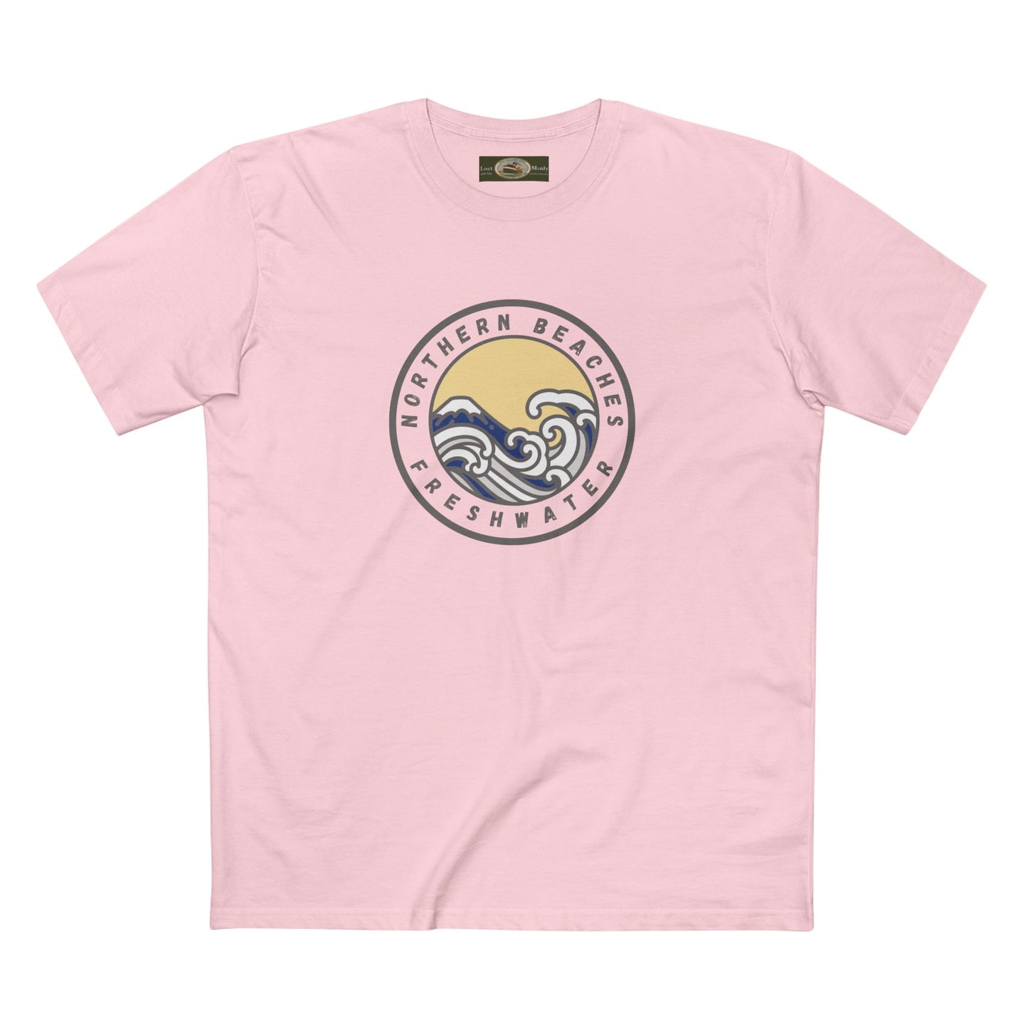 Adult Staple Tee Northern Beaches Freshwater front logo - Lost Manly Shop