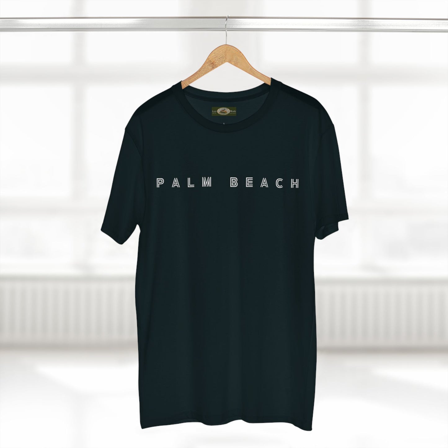 Palm Beach logo on Adult Staple Cotton T-Shirt