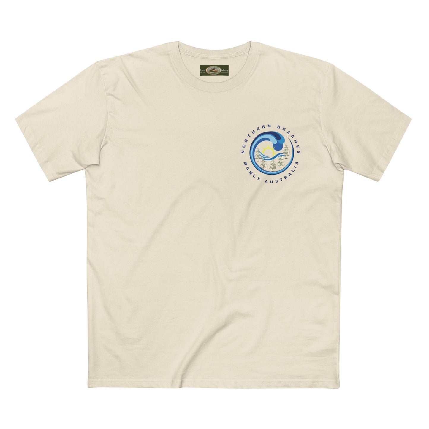 Northern Beaches Manly Australia logo AS Colour Adult Cotton Tee