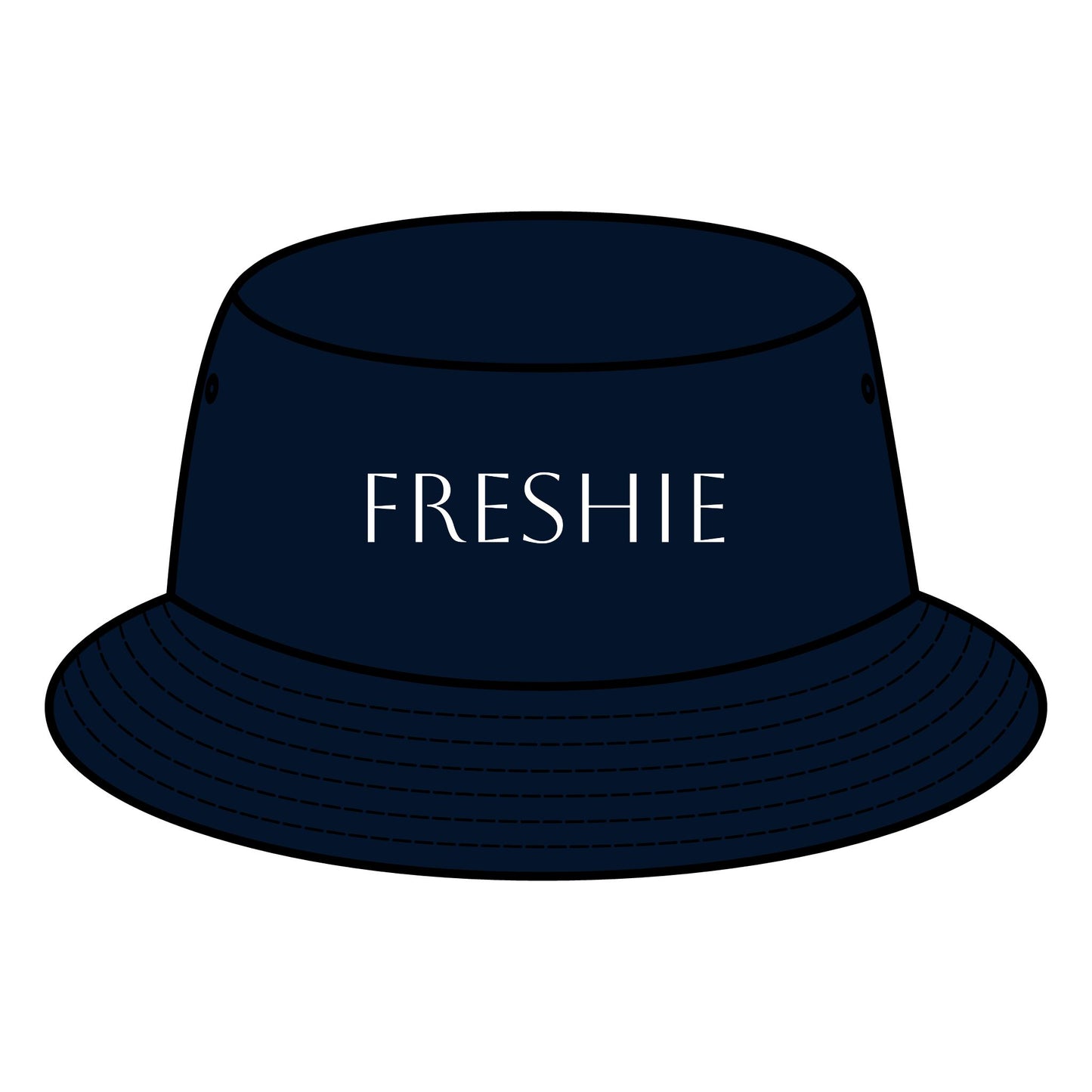 FRESHIE Bucket Hat with Custom Northern Beaches Logo Design