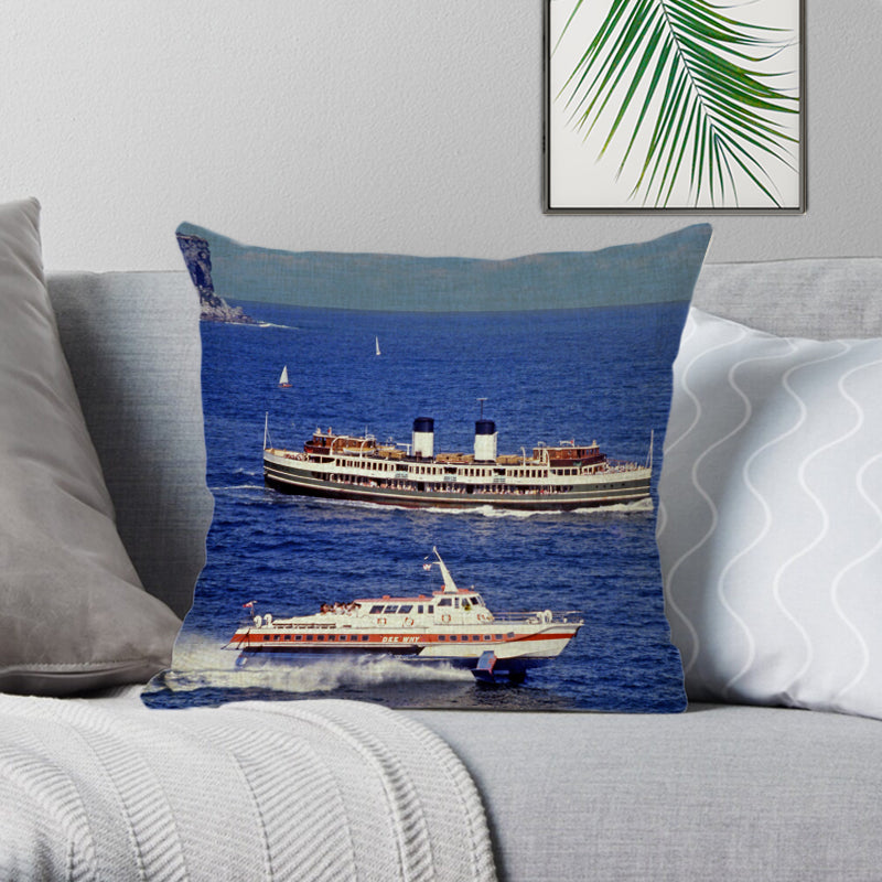 Sydney Coastal Charm Cushion Cover – Unique Art for Home Decor - Lost Manly Shop