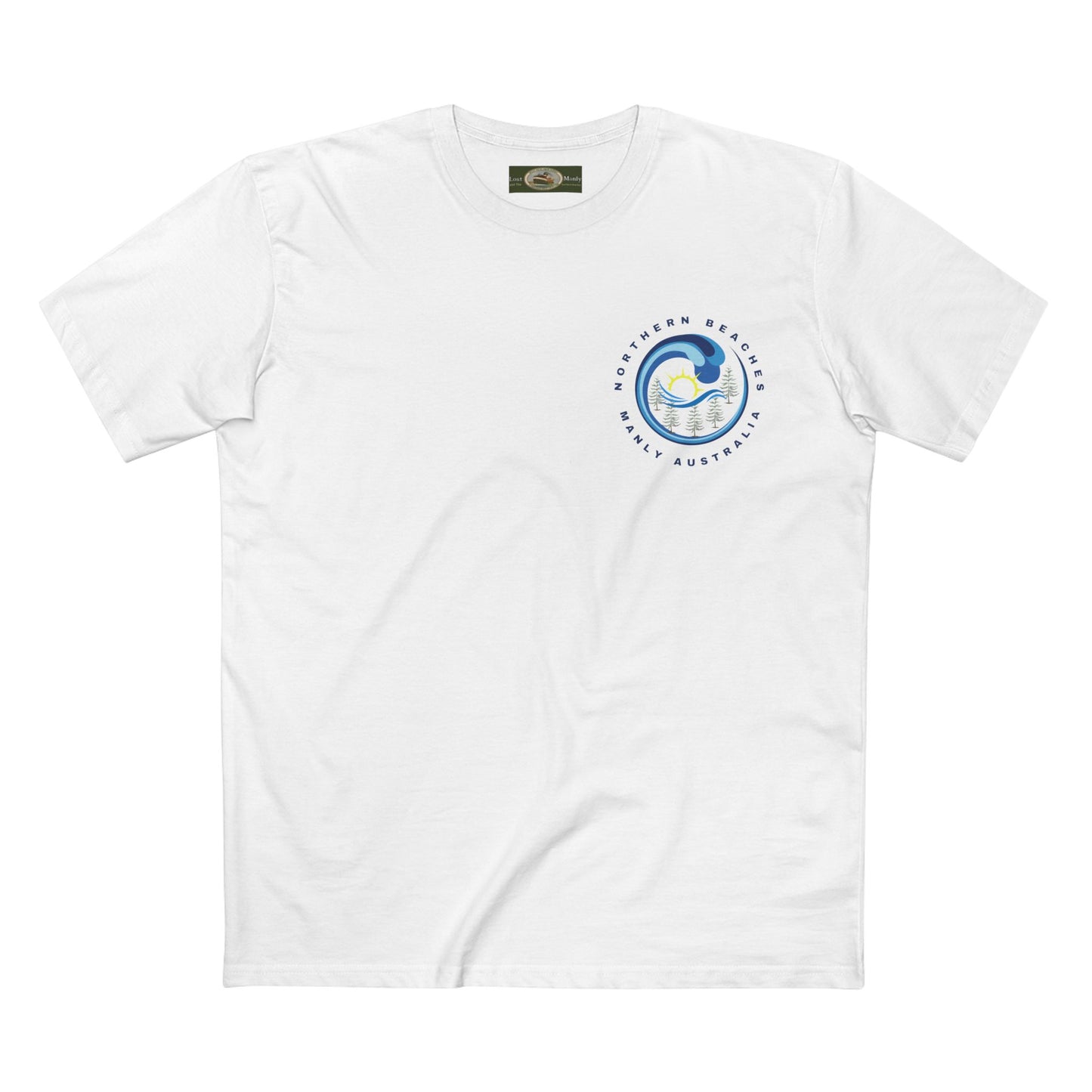 Northern Beaches Manly Australia logo AS Colour Adult Cotton Tee