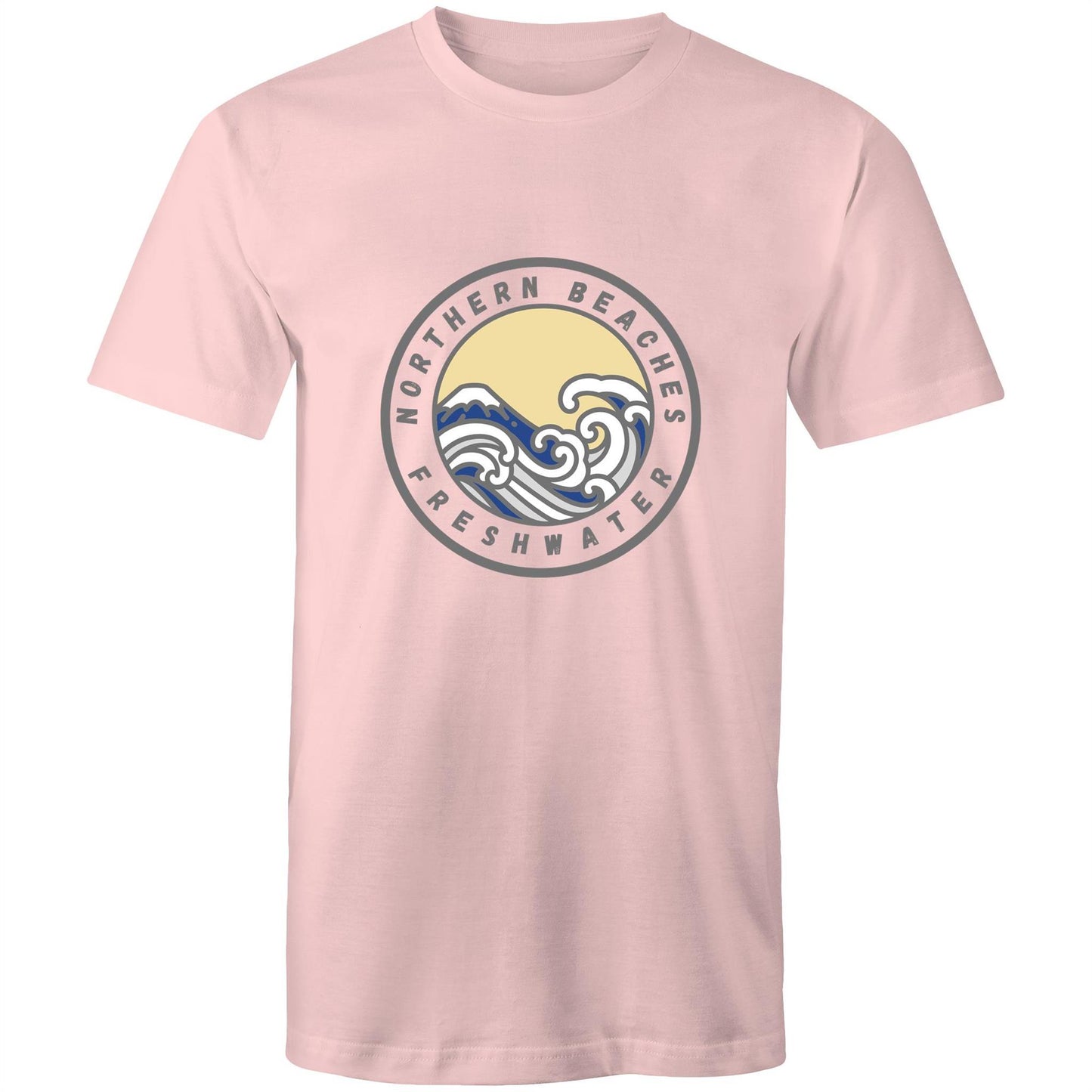 AS Colour Staple - Mens T-Shirt Northern Beaches Freshwater custom logo on front - Lost Manly Shop