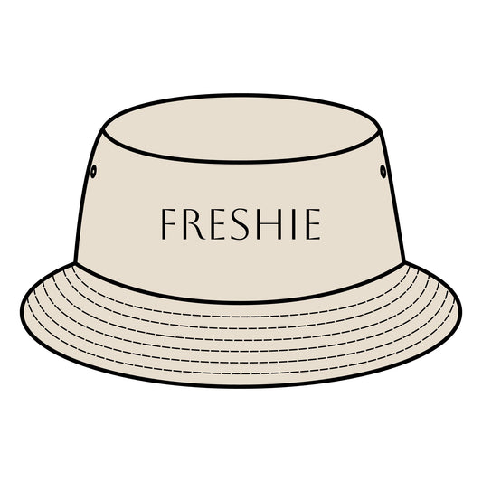 FRESHIE Bucket Hat with Custom Northern Beaches Logo Design