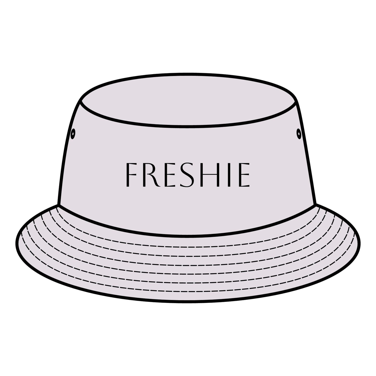 FRESHIE Bucket Hat with Custom Northern Beaches Logo Design