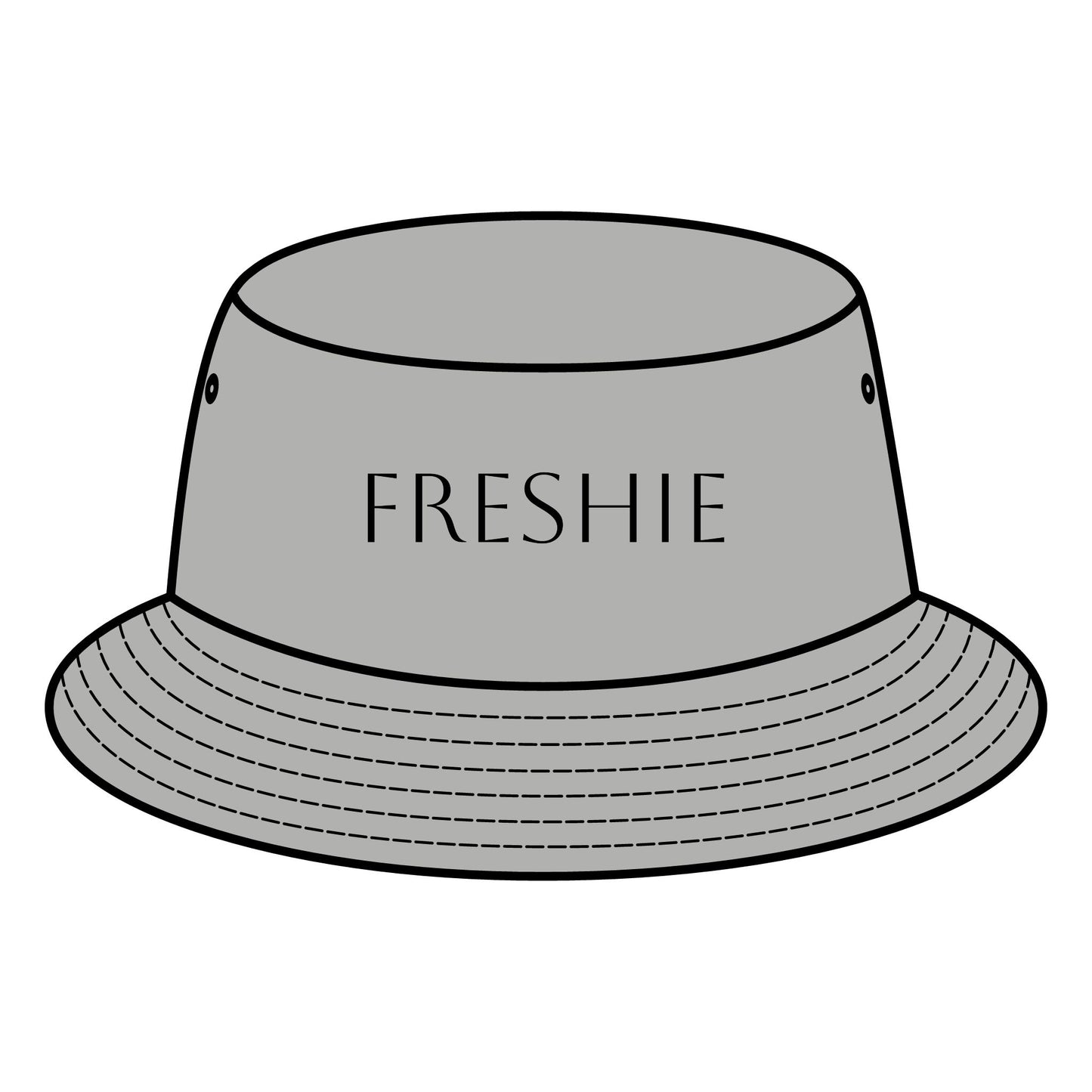 FRESHIE Bucket Hat with Custom Northern Beaches Logo Design