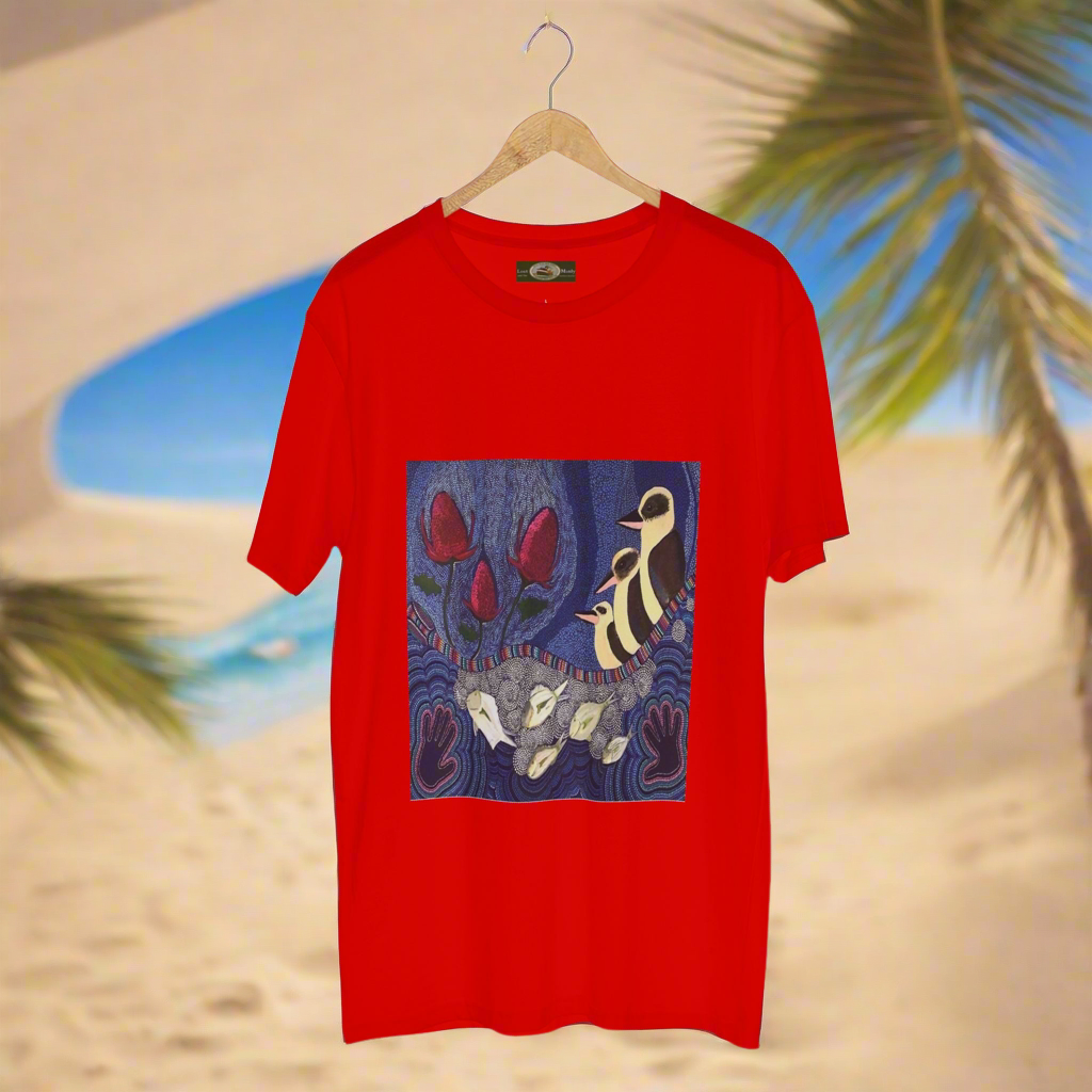 Australian Natives painting Northern Beaches printed T-Shirt - Lost Manly Shop