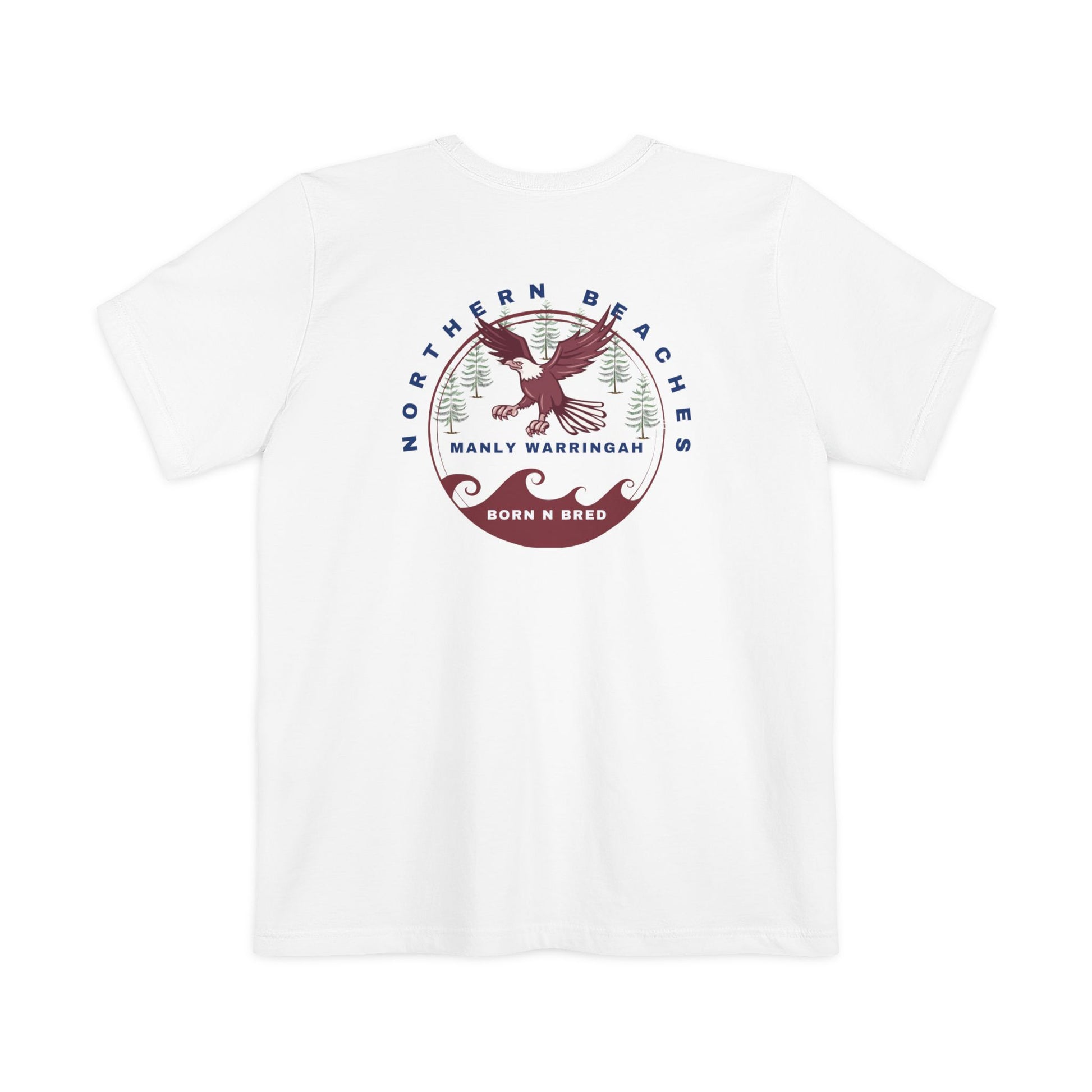 Manly Warringah Born n Bred Unisex Pocket T-shirt - Lost Manly Shop