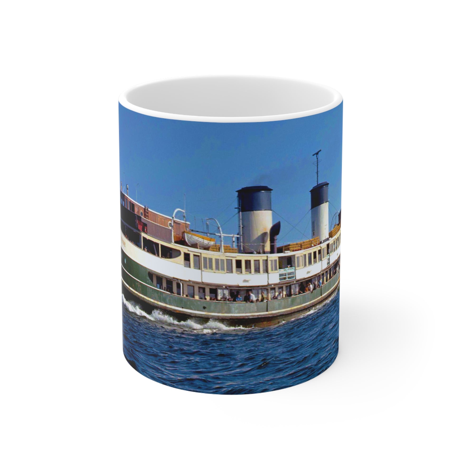 Coffee Mug - South Steyne Crossing the Heads - Lost Manly Shop