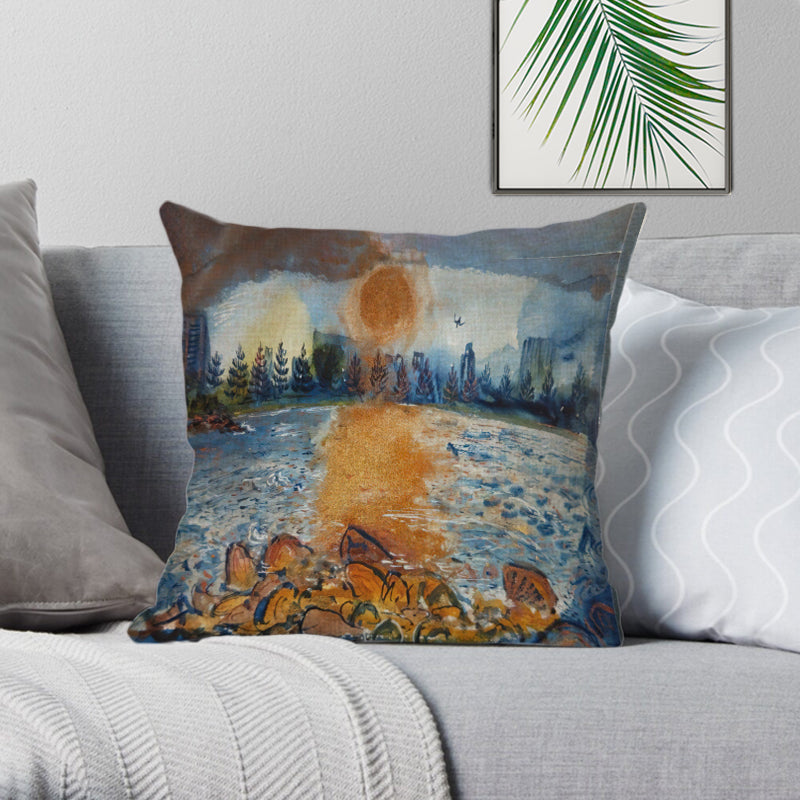 Sydney Coastal Charm Cushion Cover – Unique Art for Home Decor - Lost Manly Shop