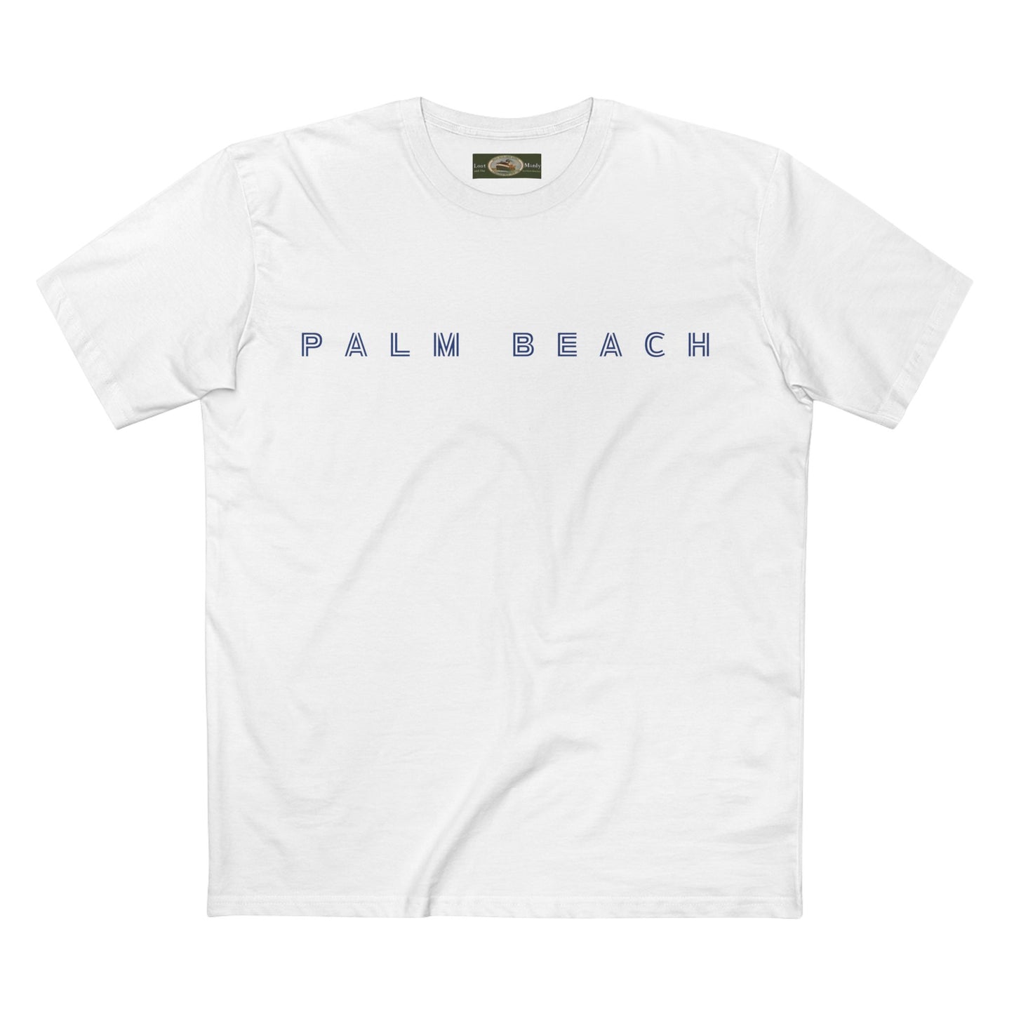 Palm Beach logo on Adult Staple Cotton T-Shirt