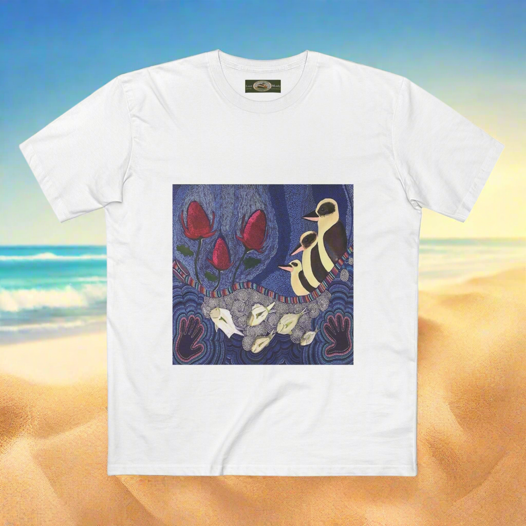 Australian Natives painting Northern Beaches printed T-Shirt - Lost Manly Shop