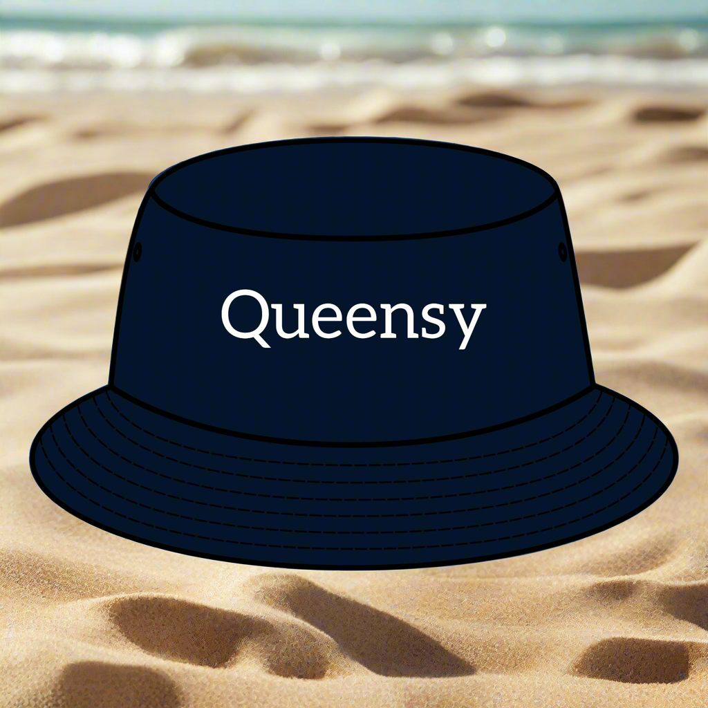 Queensy Bucket Hat with Custom Printed Logo