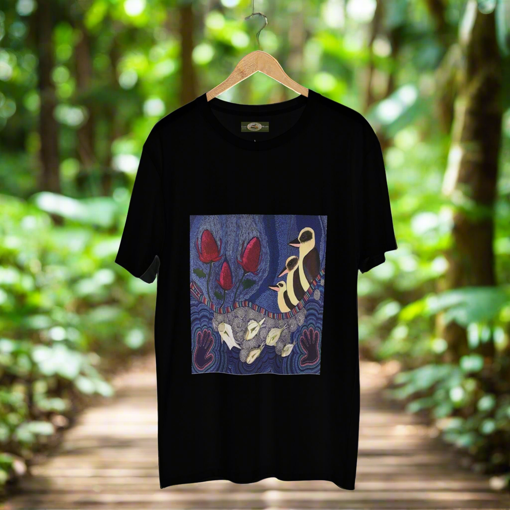 Australian Natives painting Northern Beaches printed T-Shirt - Lost Manly Shop