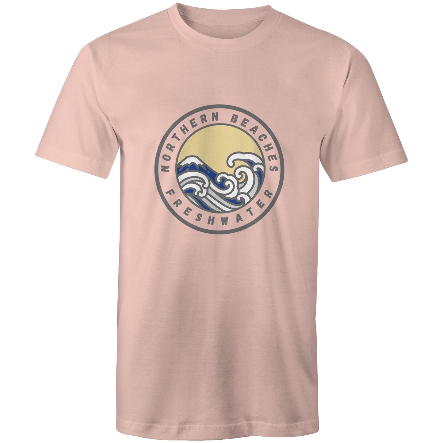 AS Colour Staple - Mens T-Shirt Northern Beaches Freshwater custom logo on front - Lost Manly Shop