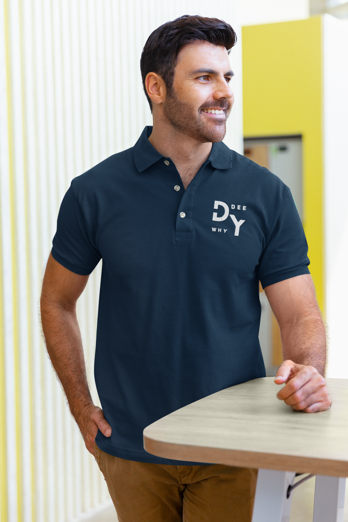 Cool Cotton Polo Shirt with customised logo - on sale now! - Lost Manly Shop